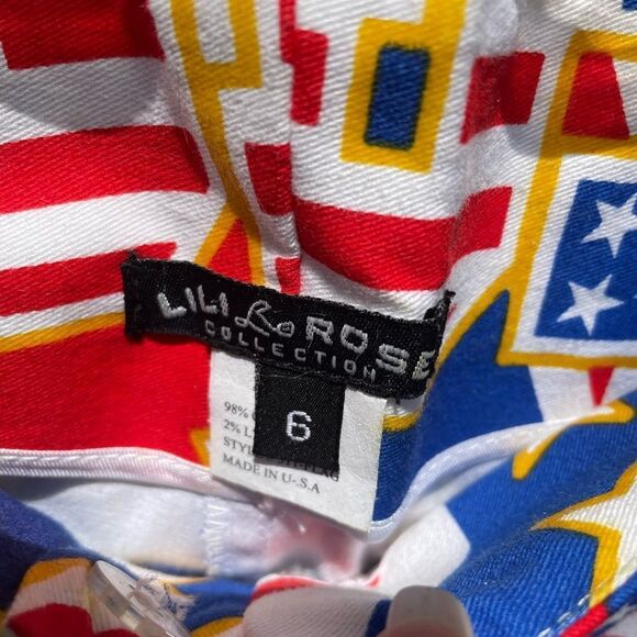 LILI ROSE flag pants with Union Jack design - made in USA - Picture 2 of 8